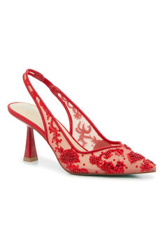 Betsey Johnson

| Womens | Red | Unique Wedding Shoes, Embroidered Heels, Blue By Betsey Johnson, Bridal Heels, Adidas Fashion, Trending Sneakers, Slingback Heel, Slingback Pump, Womens Heels