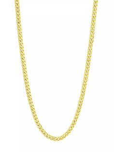 ONLY AT SAKS. This Saks Fifth Avenue necklace boasts a Cuban link design and is crafted of 14K yellow gold. A lobster claps secures this piece..Lobster clasp.14K yellow gold.Professionally clean.Made in Italy.SIZE.About 20'L with extender.ABOUT THE BRAND.This Italian-made line, available only at Saks, offers a complete wardrobe in a classic fit. Standouts include tailored suiting, casual officewear, laid-back weekend looks and elegant evening pieces..ONLY AT SAKS. This Saks Fifth Avenue necklace boasts a Cuban link design and is crafted of 14K yellow gold. A lobster claps secures this piece.Lobster clasp14K yellow goldProfessionally cleanMade in ItalySIZEAbout 20'L with extenderABOUT THE BRANDThis Italian-made line, available only at Saks, offers a complete wardrobe in a classic fit. Stand Fine Jewelry Yellow Gold Chain Link Necklace, Classic Yellow Gold Cuban Link Necklace With Solid Construction, Gold Cuban Link Necklace In 14k Solid Construction, Fine Jewelry Yellow Gold Chain Necklace, Luxury Yellow Gold Curb Chain Necklace, 14k Gold Cuban Link Chain Necklace, 14k Yellow Gold Cuban Link Necklace, 14k Yellow Gold Cuban Link Necklace With Oval Links, 14k Yellow Gold Chain Necklace