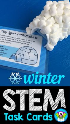 Stem Task Cards, Process Poster, Winter Stem Activities, Winter Stem, Christmas Stem, Winter Activities For Kids, Large Christmas Baubles, Steam Activities