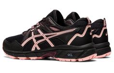 (WMNS) Asics Gel Venture 8 'Black Frosted Rose' 1012A708-009 (SNKR/Cozy/Women's/Wear-resistant) Asics Pink Running Shoes With Boost Midsole, Pink Trail Running Sneakers With Gel Cushioning, Sporty Trail Running Sneakers, Functional Pink Asics Sneakers, Asics Running Shoes For Streetwear, Pink Asics Running Shoes For Streetwear, Asics Pink Running Shoes For Streetwear, Asics Black Trail Running Shoes With Cushioned Footbed, Asics Trail Running Shoes With Cushioned Footbed In Black