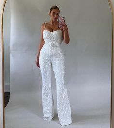 1 Elegant Belted Jumpsuits And Rompers For Party, Elegant Belted Jumpsuit For Party, Party White Sequined Jumpsuits And Rompers, Glamorous Strapless Jumpsuit For Date Night, Chic Party Jumpsuits And Rompers With Sequins, Chic Sequined Jumpsuits And Rompers For Party, Chic Belted Strapless Jumpsuit For Party, Chic Evening Sequined Jumpsuits And Rompers, Sleeveless Belted Jumpsuit For Party