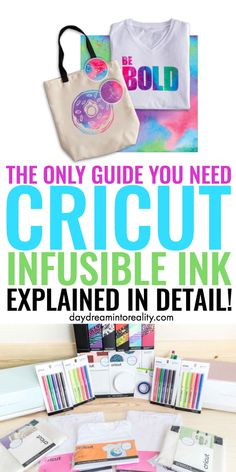 the only guide you need to know about cricut infusible ink is included in detail