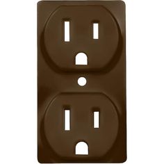 an outlet cover with two outlets on each side