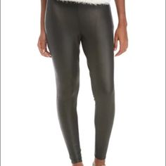 New Directions Studio Women's Yummy Leggings Tight Casual Faux Leather Leggings, Tight Faux Leather Casual Bottoms, Tight Fit Casual Faux Leather Bottoms, Casual Tight Faux Leather Bottoms, Casual Tight Faux Leather Pants, Tan Leggings, Cheetah Print Leggings, Pleather Leggings, Textured Leggings