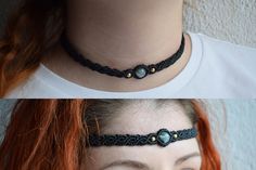 Black macrame Agate choker, Macrame jewelry, Unique gift for Her, Boho hippie choker, Bohemian style, Agate necklace, Black choker Agate - a stone of prosperity and new beginnings Agate - a crystal for success, strength and courage DESCRIPTION This choker is made of black high quality waxed thread, which makes it durable, water and sunlight resistant and less likely to deform while handling with it. It is decorated with Agate stone and brass beads. The choker is made in micro macrame technique. Crystal For Success, Black Macrame, Brass Beads, Black Choker, Agate Necklace, Micro Macrame, Macrame Jewelry, Jewelry Unique, Unique Gifts For Her