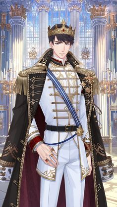 Prince Clothes Royal, Vibes Kerajaan, King Outfits Royal, Royal Anime, Mr Love Queens Choice Victor, Prince Outfit, Novel Game, Prince Clothes, Mr Love Queen's Choice