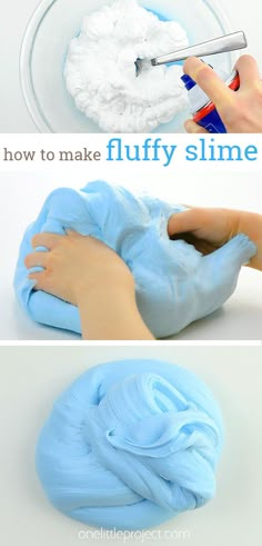 how to make fluffy slime for kids