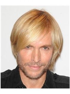 Glamorous Blonde Straight Short Men Wigs, Mens Wigs Human Hair False  #humanhairshortmenwigs #menstraightshorthairstyle #menblondeshorthaircut Marc Bouwer, Real Wigs, Petite Blonde, Going Blonde, Kids Wigs