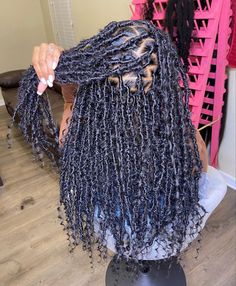 Butterfly Locs Hairstyle, Weave Hairstyles Braided, Butterfly Locs, Big Box Braids Hairstyles, Cute Braided Hairstyles, Afrikaanse Mode, Braided Cornrow Hairstyles