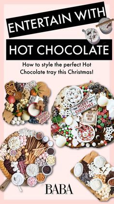 the cover of entertaining with hot chocolate how to style the perfect hot chocolate tray this christmas