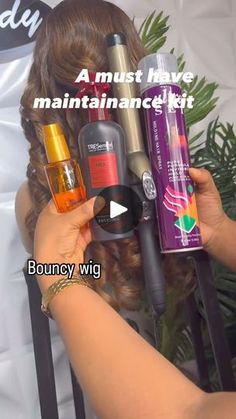 274K views · 4.3K reactions | Hair maintenance is a must‼️‼️‼️

STRAIGHT HAIR

Wax stick 
Heat protectant protein
Navens Arganoil 
Hot comb 
Straightener

CURLY HAIR

Curl defining... | By AJ_OnlineThriftFacebook Heat Protectant, Hair Wax, Hair Maintenance, Argan Oil, Curled Hairstyles, Straight Hairstyles, Spray, Curly Hair Styles