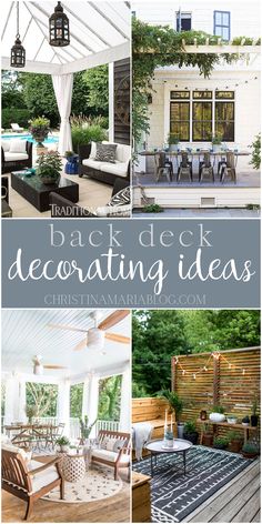 the best back deck ideas for your backyard or patio - click to see them all in this post