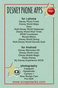 disney phone apps for iphone and ipod