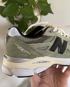 New Balance 990, Fresh Shoes, New Balance Shoes, Green Grey, Dream Shoes