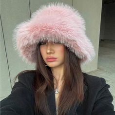 Super Cute And Stylish Ships In 5-10 Business Days Fluffy Bucket Hat, Fur Bucket, Faux Fur Bucket Hat, Fur Bucket Hat, Bucket Hat Women, Faux Fur Hat, Fur Hat, Luxury Women, Popular Style