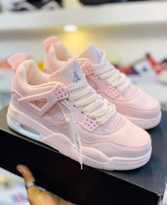 Cute Jordans, Pink Jordans, Jordan Sneaker, Nike Shoes Girls, Nike Fashion Shoes, Jordan Shoes Girls