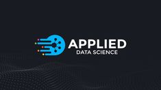 the logo for applied data science, which is designed to look like an abstract structure