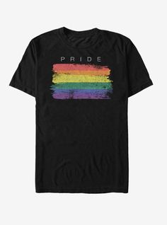 Pride Stuff, Rainbow T Shirt, Rainbow Wallpaper, Pride Month, Men's Clothes, Pride Shirts, Show Off, Paint Brushes, Hot Topic