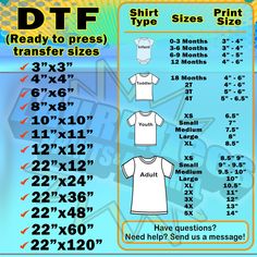 the shirt sizes and measurements chart for t - shirts