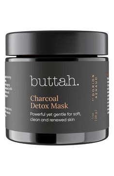 BUTTAH SKIN Charcoal Detox Face Mask | Nordstrom Charcoal Face Mask, All Natural Skin Care, Pampering Gifts, Nails Makeup, Hair Nails, Body Treatments, Daily Moisturizer, Beauty Hair, Gel Cream