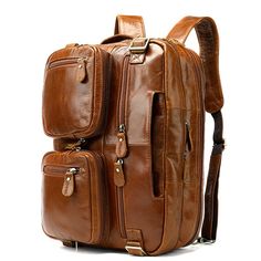 The Traveller Leather Laptop Bag - Laptop Bags Australia Leather School Bag, Large Backpack Travel, Laptop Backpack Mens, Men Backpack, Cowhide Handbags, Leather Backpack For Men, Mens Backpack Travel, Travel Laptop Backpack, Travel Backpacks