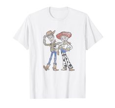 PRICES MAY VARY. Officially Licensed Disney Toy Story 4 Apparel for Men - Women - Boys and Girls; Toy Story 4 T-Shirts; Woody T-Shirts; Jessie T-Shirts; Toy Story 4 Characters T-Shirts; There's A Snake In My Boots T-Shirts; 20PXTF00028A-001 Lightweight, Classic fit, Double-needle sleeve and bottom hem Toy Story 4 Characters, Woody And Jessie, Sarah Lynn, 4 Characters, Pixar Toys, Boys Clothes Style, Kids Fashion Boy, 3rd Birthday, Toy Story