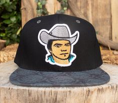 new Chalino Sanchez embroidered patch hat Casual Snapback Hat With Custom Embroidery And Flat Bill, Casual Snapback Hat With Custom Embroidery, Adjustable Snapback Hat With Patches And Curved Brim, Adjustable Snapback Hat With Patches And Flat Brim, Embroidered Flat Bill Trucker Hat For Streetwear, Adjustable Flat Bill Baseball Cap With Patches, Embroidered Trucker Hat With Flat Bill For Streetwear, Adjustable Fitted Hat With Embroidered Patch And Flat Bill, Adjustable Fitted Hat With Embroidered Patch