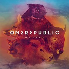 the album cover for onerepublic, featuring two cats on top of each other