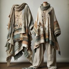 Rag Outfits, Tattered Clothes, Winter Earthy Outfits, Lagenlook Style, Layered Fashion, Muslimah Fashion Outfits, Muslimah Fashion