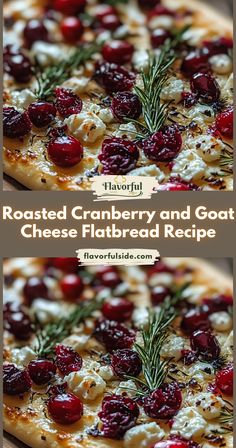 This roasted cranberry and goat cheese flatbread is a perfect blend of sweet and savory flavors, ideal for entertaining. Cranberry Goat Cheese Truffles, Flatbread Goat Cheese, Roasted Cranberry Flatbread, Roasted Cranberry And Goat Cheese, Rustic Cranberry And Balsamic Flatbread, Cranberry And Goat Cheese Flatbread, Roasted Cranberry Goat Cheese Flatbread, Roasted Cranberry Goat Cheese Flat Bread, Baked Goat Cheese Roasted Cranberry Appetizer