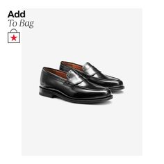 in stock Classic Black Tassel Loafers For Business Casual, Classic Black Semi-formal Loafers, Classic Black Plain Toe Loafers, Classic Black Loafers For Business Casual, Classic Black Loafers For Galas, Black Classic Loafers For Galas, Classic Black Loafers With Brogue Detailing, Classic Black Wingtip Loafers, Mens Monogram