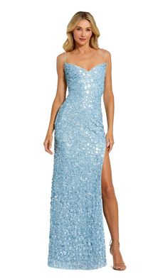 Floral sequin long fitted v-neck formal dress with open lace up back and spaghetti straps. Evening Gowns Online, Elegant Wedding Guest Dress, Sequin Bridesmaid, Sequin Bridesmaid Dresses, Long Formal Dress, Black Tie Dress, Prom Dress Inspiration, Designer Prom Dresses, Prom Designs