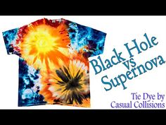 the black hole supernova t - shirt is shown with an image of sunflowers