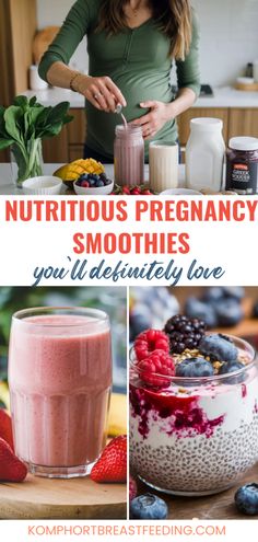 Smoothie Love: Nutritious Recipes for a Happy Pregnancy – Komphort Breastfeeding