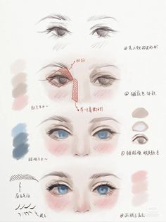 various types of eyeliners and how to draw them