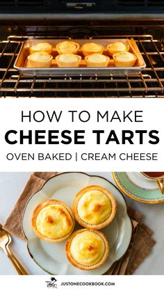 how to make cheese tarts in an oven