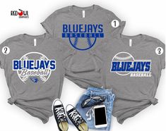 the blue jay's baseball shirts are on sale for $ 3, 99 and it is