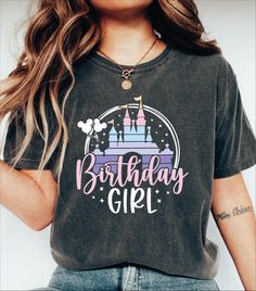 📢If there is anything you would like to add to your order, please add it to the "PERSONALIZATION" section.  I can make customized products for you. 🎈Attention Please review the "size chart" in the images before ordering. ✨Explore our variety of options, including options such as: - Unisex Crew Neck T-Shirts - Women's V-Neck Shirts - Racerback Crop Tops - Youth and Toddler Unisex Shirts - Baby Rompers - Unisex Adult T-Shirt - Unisex Adult Hoodies - Unisex Youth T-Shirts 🏹HOW TO ORDER SHIRT/SWEATSHIRT? * Choose your t-shirt color * Choose your size * PLEASE make sure you follow all steps of your order. 🏹PRODUCTION AND TRANSPORTATION Production: 1-2 days Standard Shipping (1-5 business days after production time, please increase the shipping fee at checkout if you are in a hurry) There is Disney 21st Birthday Shirt, Disney 21st Birthday, 21st Birthday Shirt, Castle Birthday, Girls Birthday Shirt, 21st Birthday Shirts, Magical Winter, Little Mouse, Customized Products