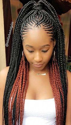 Abuja Styles, Tika Hairstyles, Braided Ideas, Braided Cornrows, African Braids Hairstyles Pictures, Ghana Braids Hairstyles, Trendy We Fryzurach, Ghana Braids, Feed In Braids Hairstyles