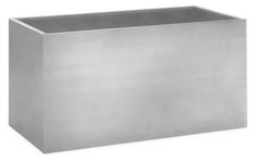 a square metal container on a white background