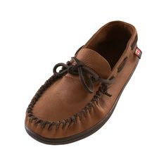 Description Details Sizing These genuine leather moccasin shoes are the best option for men with extra wide feet approximately EEE wide. Not only are they designed with a wide foot bed, they are hand-crafted out of genuine leather in a nice peanut brown color. Real leather stretches and molds to your feet for ultimate comfort. These men's outdoor moccasins have a hunter rubber sole with a foam padding in-between the leather making them extra comfortable to walk around in and extremely durable. T Boat Shoes Fashion, Man Hunter, Moccasin Shoes, Leather Making, Moccasins Mens, Driving Moccasins, Native American Style, Moccasin Boots, Moccasins Shoes