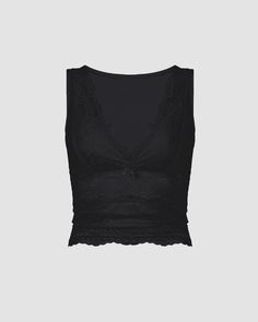 Details: Tank top with lace designTopLength: NormalSleeveLength: SleevelessMaterials:95% Polyester + 5% Spandex Black Lace Crop Top, Tank Top With Lace, Nightingale, Cami Crop Top, Lace Crop Tops, Maxi Dresses Casual, Crop Top Blouse, Maxi Dress Party, Knitwear Cardigan