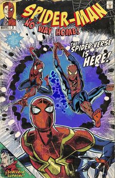 the cover to spider - man no way home