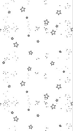 black and white stars are scattered in the sky