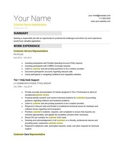 a professional resume with no work experience