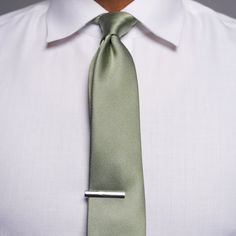 Made from 100% woven silk, our Grosgrain Solid Sage Green tie has subtle texture and sheen for a look that's formal as well as professional. | Men's Tie Bar: Grosgrain Solid Sage Tie - Traditional - XL, In Sage Green, Silk Sage Green Necktie, Sage Green Wedding Men, Sage Pocket Square, Sage Green Tie And Pocket Square, Sage Green Boutonniere Groomsmen, Sage Green Dress Shirt Men, Sage Green Ties Groomsmen, Groomsmen Attire Sage Green, Sage Green Wedding Party