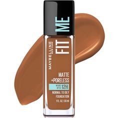 PRICES MAY VARY. Maybelline Fit Me Matte Foundation: For a natural looking medium coverage liquid foundation makeup, look no further; In 40 shades, you'll find a fit for every skin tone; Best for normal to oily skin; refines pores for a natural looking matte finish A Shade That Fits Me: Maybelline Fit Me liquid foundation provides coverage for a wide array of skin tones, from Ivory to Mocha; Use as a full face foundation with buildable coverage for a flawless, natural-looking, "I woke up like th Garnier Micellar Water, Concealer Powder, Fit Me Foundation, Fit Me Matte And Poreless, Foundation With Spf, Mascara Eyeliner, Brow Mascara, Oil Free Foundation, Liquid Oil