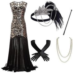 1920s Themed Party Outfit, Roaring 20s Dress To Impress, Roaring 20s Party Outfit, Great Gatsby Outfit, Gatsby Design, Gatsby Outfit, Dress Types, Gatsby Party Dress