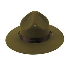 Olive Green Park Forest Ranger Hat Enjoy the great outdoors? Channel your ranger spirit when you wear this olive-green ranger hat. A great costume accessory, this wide-brimmed, felt cap with chin strap will have you looking just like a forest ranger on Halloween or on stage or screen. "Meow," wear this wide-brimmed hat on Halloween and become a "Super Trooper," save picnic baskets and patrol Jellystone Park as Ranger Smith, or fight forest fires as Smokey Bear. Turn yourself into a fearsome mili Park Ranger Outfit, Green Hat Outfit, Park Ranger Hat, Ranger Outfit, Hat Outfit Men, Olive Green Hat, Trooper Hat, Jellystone Park, Forest Ranger