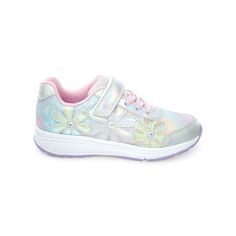 When is too much fun too much? We don’t know, but these shoes are looking into it. The Light-Up Glimmer Sneaker by Stride Rite goes full-sprint toward fabulous with its shimmery daisy-decked upper and brilliant light-up outsole that illuminates each step. Sporty Adjustable Lace-up Sneakers, Synthetic Running Shoes With Elastic Laces And Round Toe, Synthetic Running Shoes With Elastic Laces, Walking Shoes With Elastic Laces For Light Sports, Sporty Scratch-resistant Closed-toe Sneakers, Sporty Scratch-resistant Closed Toe Sneakers, Adjustable Sneakers For Sports, Adjustable Sneakers With Elastic Laces For Sports, Sporty Sneakers With Elastic Adjustable Laces